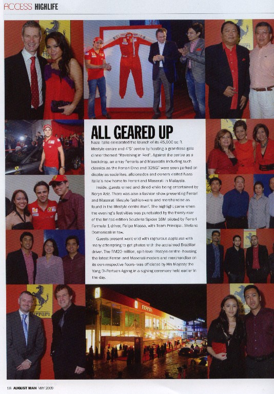 Ravishing in Red Ferrari Ravishing In Red Party (August Man May 09)