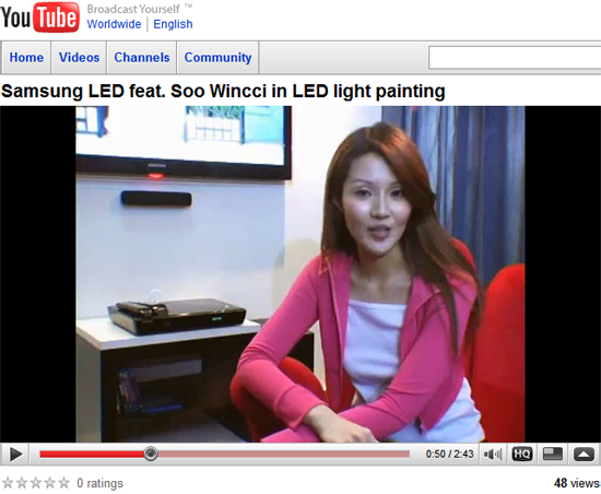 soowincci Ms. Malaysia World Soo Wincci demonstrate Light Painting